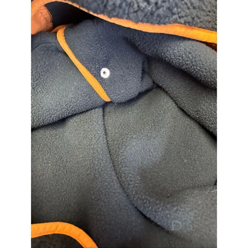 Free People Movement Hit the Slopes Color Block Pullover Black with Orange Accen